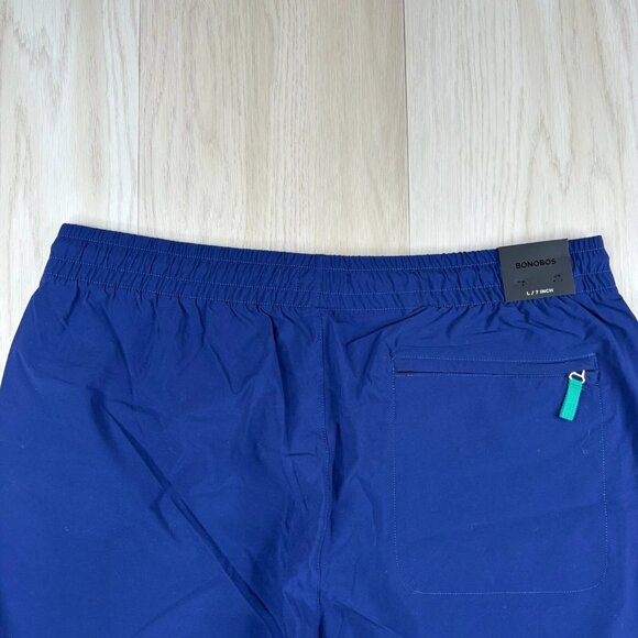 NWT Bonobos Womens Blue Drawstring Waist Night Train The Rec Swim Shorts Sz L - Picture 6 of 11